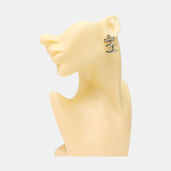 Metal Gold Stud Earrings
