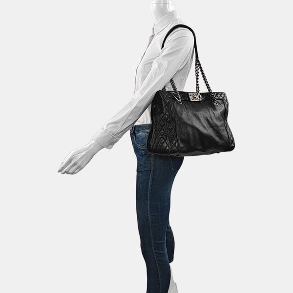 Quilted Calfskin Black