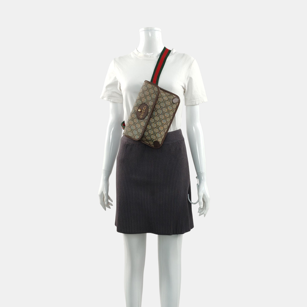 Neo Vintage Monogram Coated Canvas Beige