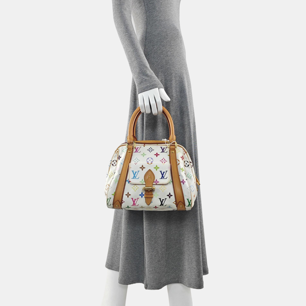 LV × TM PRISCILLA Monogram Coated Canvas White