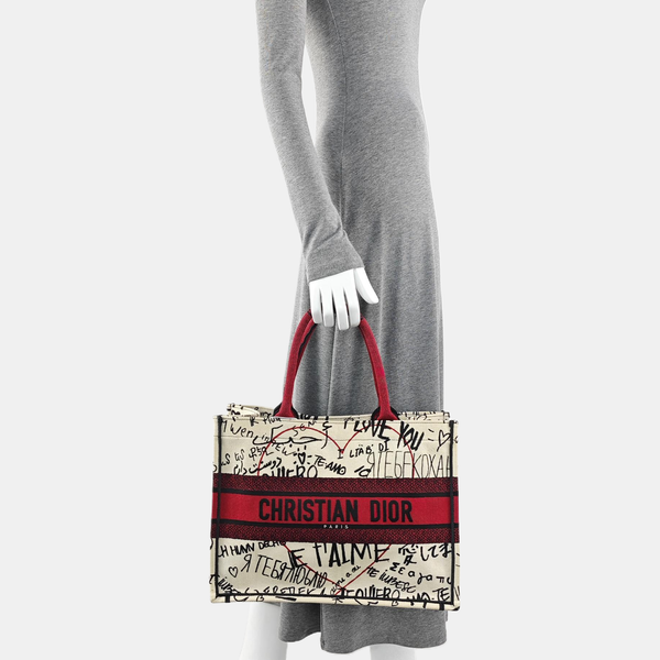 Book Tote Medium Canvas Multicolor