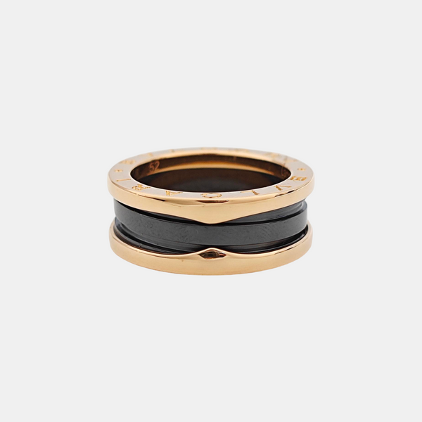 B.ZERO1 18k Rose Gold Ring EU 52