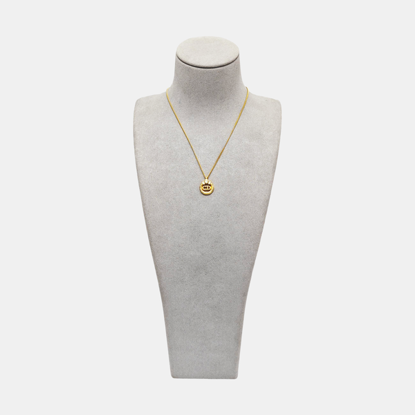 Petit CD Metal Gold Necklace