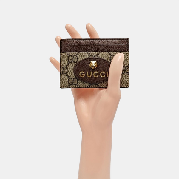 Neo Vintage Monogram Coated Canvas Brown Card Holder