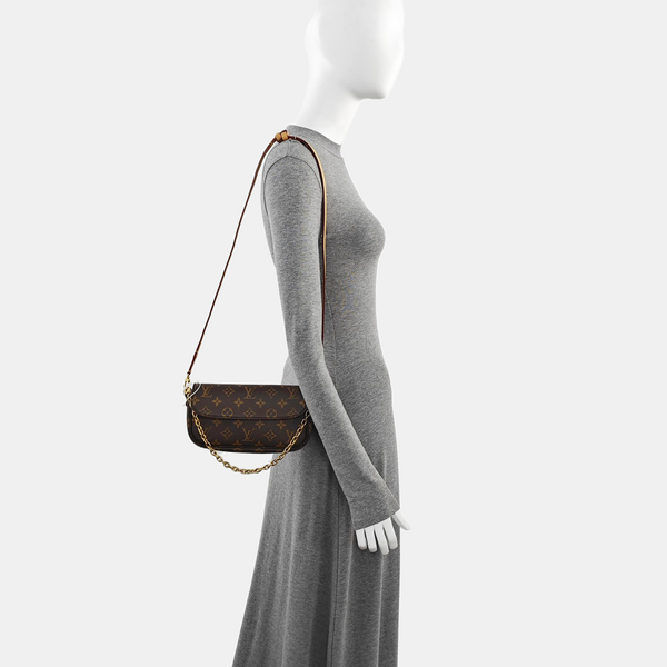 IVY Monogram Coated Canvas Brown