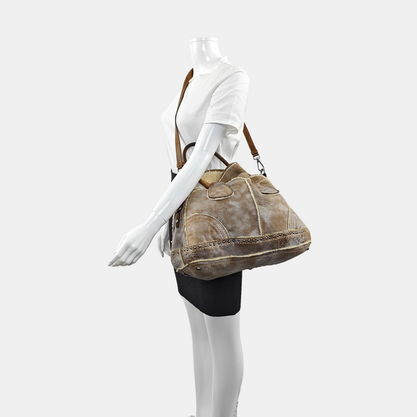 Quilted Sheepskin Brown