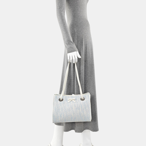 Fabric Tote Bag Blue