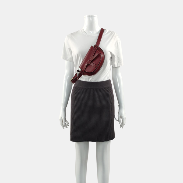 Gate Mini Calfskin Red