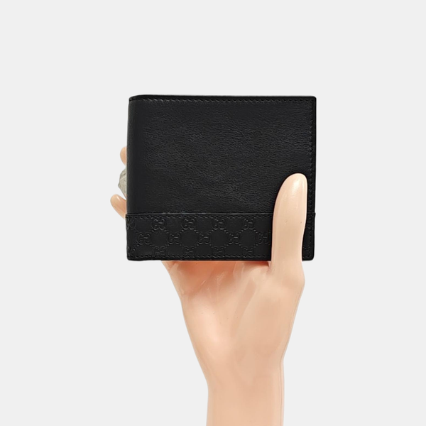 Monogram Calfskin Wallet Black