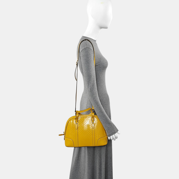 Microguccissima Patent Leather Yellow