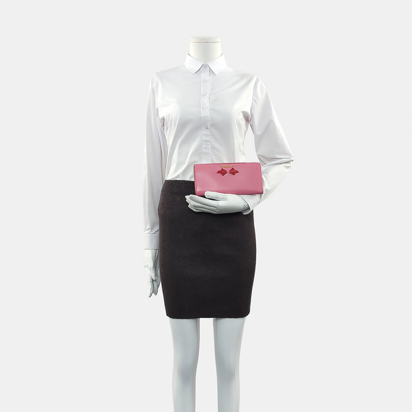 Calfskin Wallet Pink