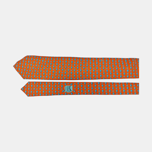 Mulberry Silk Tie Orange