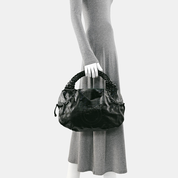 Calfskin Top Handle Bag Green