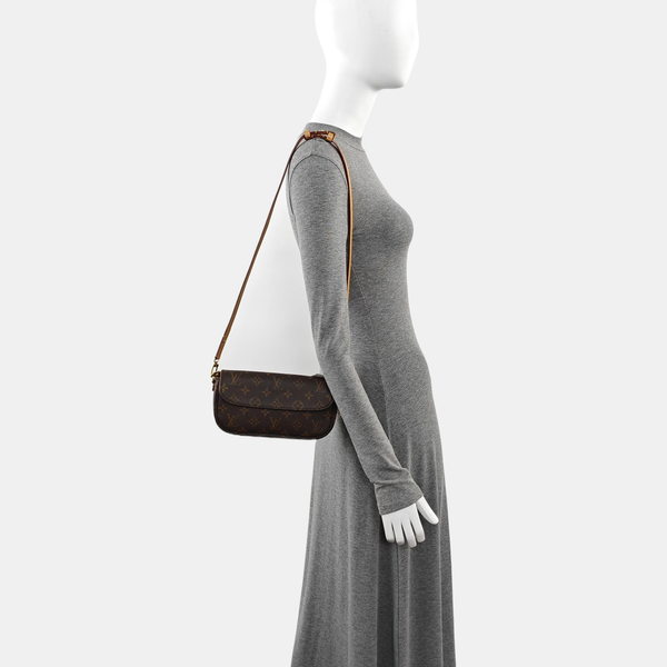 IVY Monogram Coated Canvas Brown