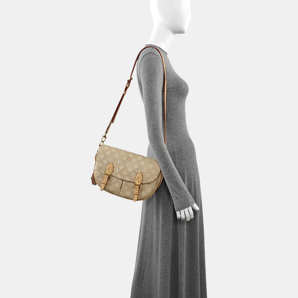 Monogram Coated Canvas Beige