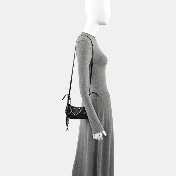Le Cagole Mini Lambskin Black