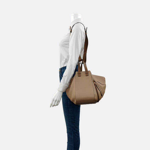Hammock Small Calfskin Beige