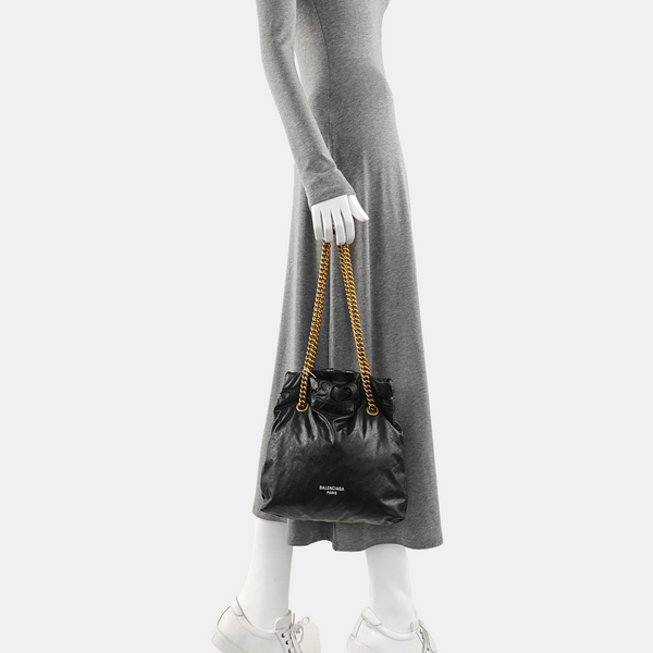 Calfskin Shoulder Bag Black