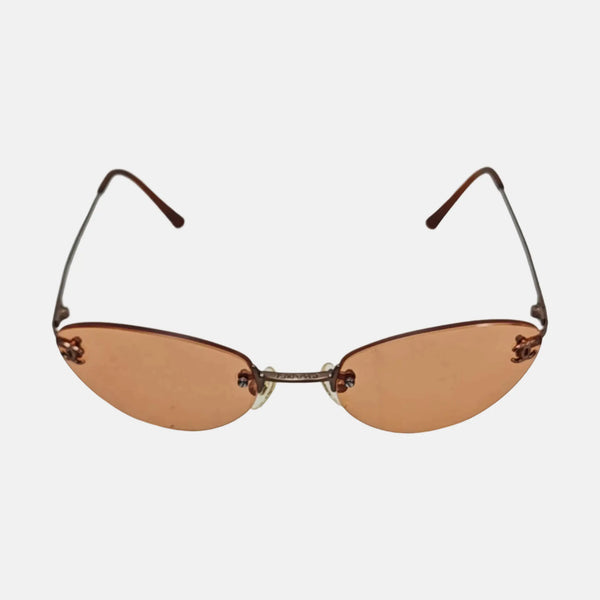 Metal Sunglasses Orange