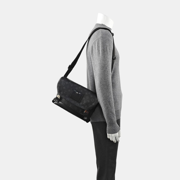 VOYAGER PM Monogram Coated Canvas Black