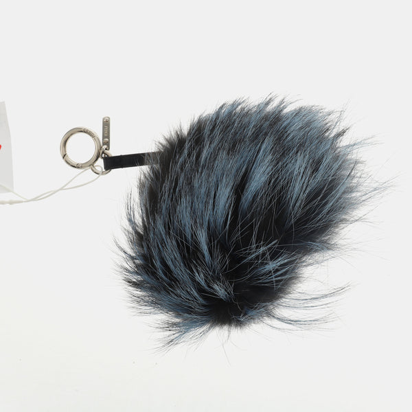 Blue Fabric Bag Charm