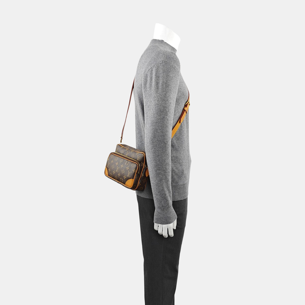 NIL Monogram Coated Canvas Brown