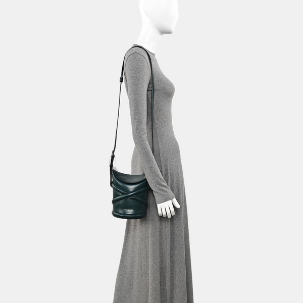 Calfskin Bucket Bag Green
