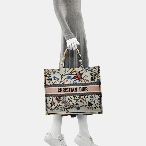 Book Tote Large Canvas Multicolor