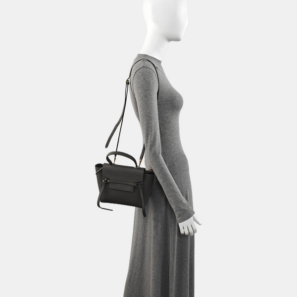 BELT Nano Calfskin Gray