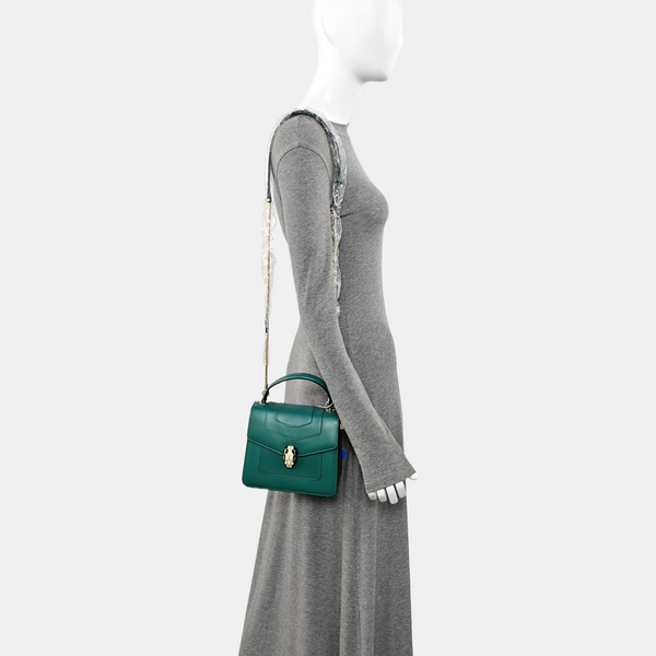 SERPENTI FOREVER Calfskin Green