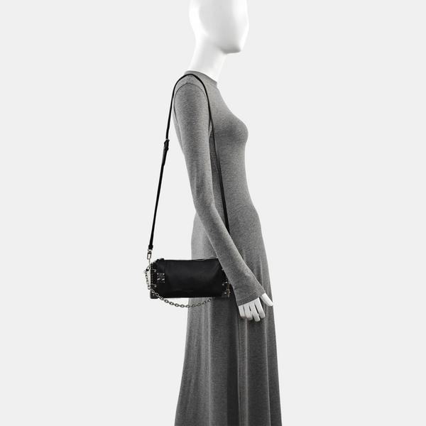 SIDE TRUNK Calfskin Black