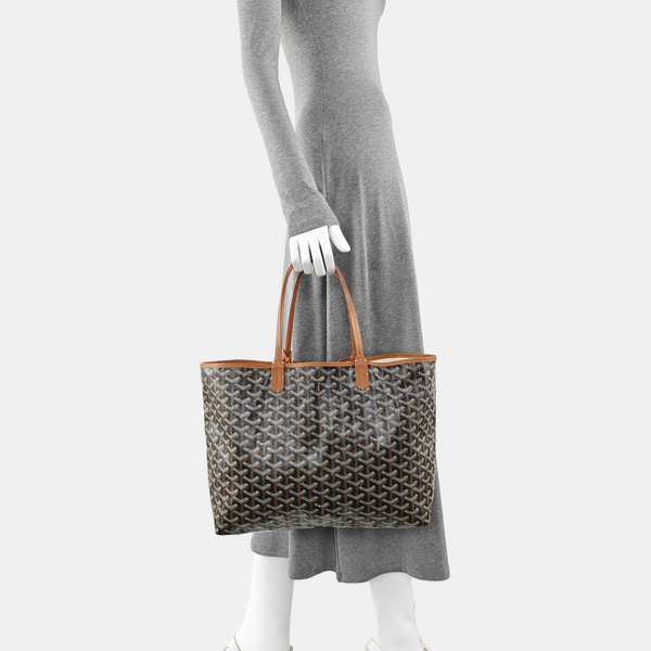 Saint Louis PM Coated Canvas Brown