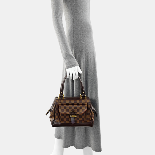 KNIGHTSBRIDGE Damier Ebene Coated Canvas Brown