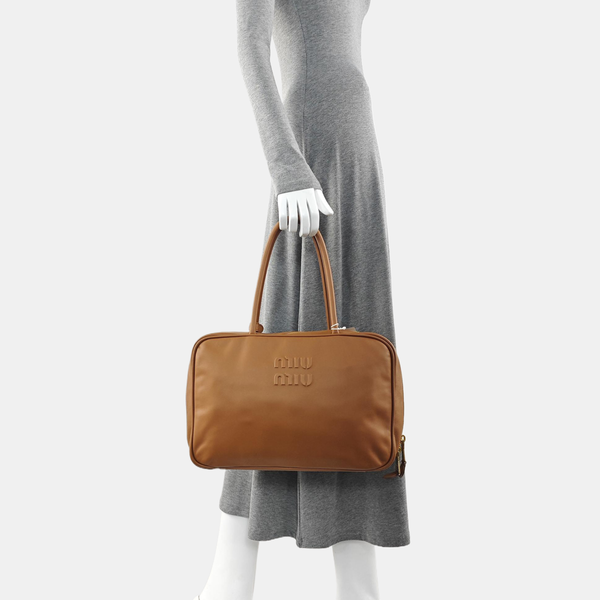 Beau Large Calfskin Brown