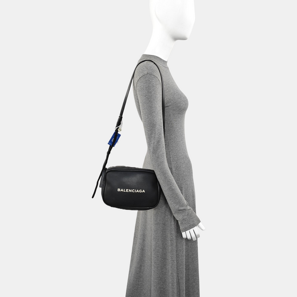 Calfskin Shoulder Bag Black