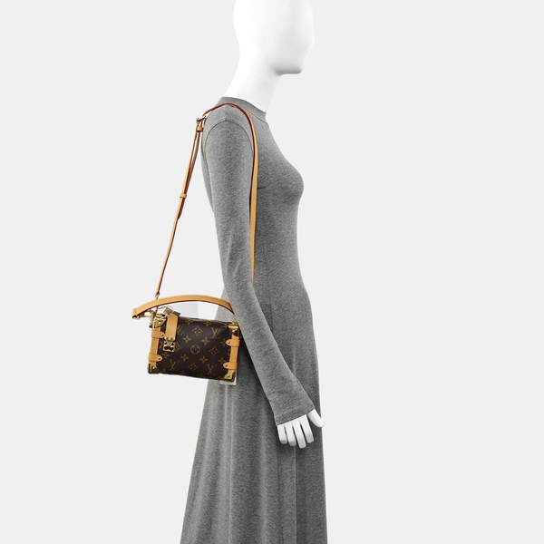 SIDE TRUNK PM Monogram Coated Canvas Brown