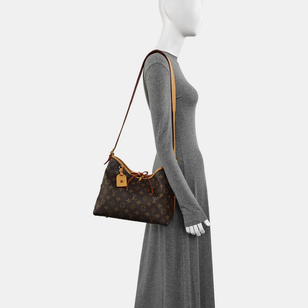 CARRYALL PM Monogram Coated Canvas Brown
