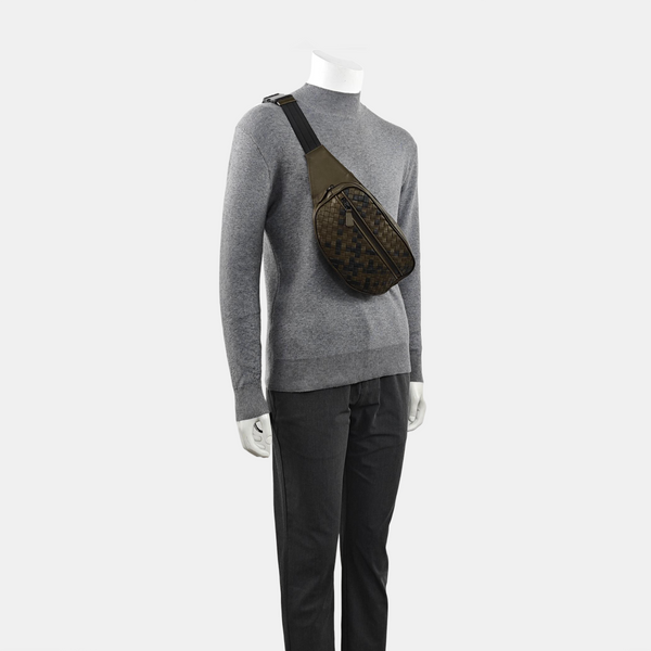 Lambskin Belt Bag Green