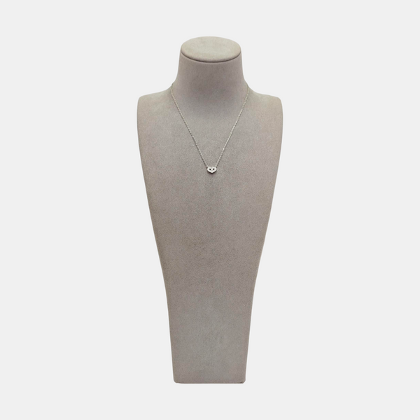 18k White Gold Silver Necklace