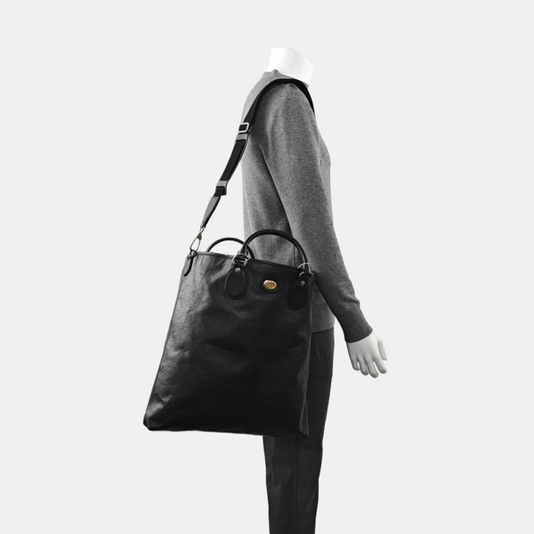 Calfskin Shoulder Bag Black