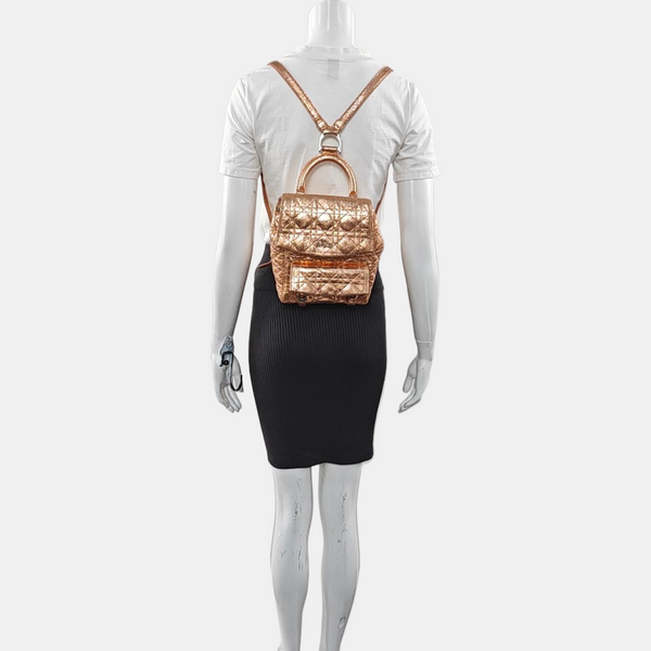 Stardust Small Cannage Calfskin Rose Gold