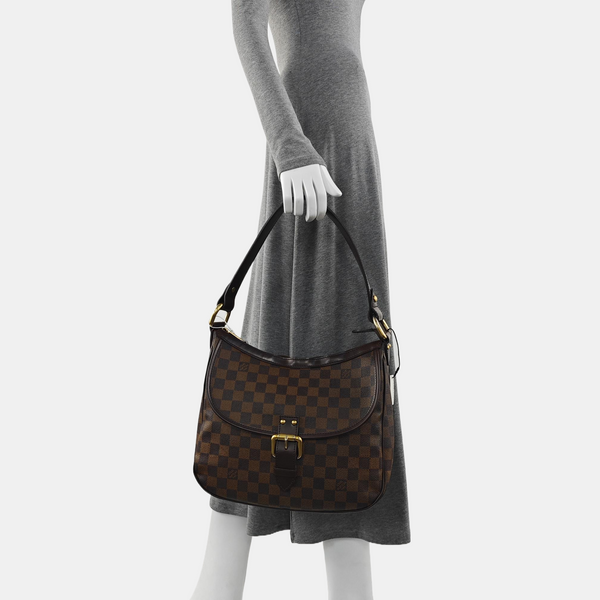 HIGHBURY Damier Ebene Coated Canvas Brown