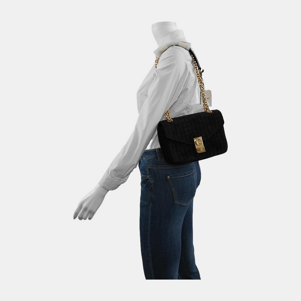 Authenticated pre-owned C Suede Black - Shoulder Bag at Looply