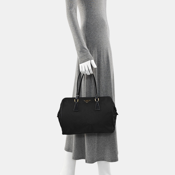 Nylon Tote Bag Black