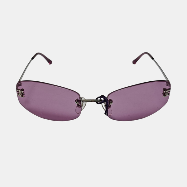 Metal Sunglasses Purple