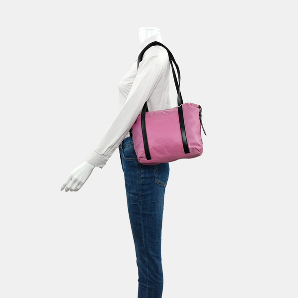 Nylon Tote Bag Pink