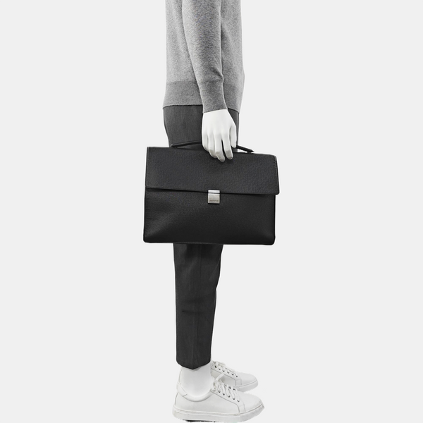 ANGARA Calfskin Black
