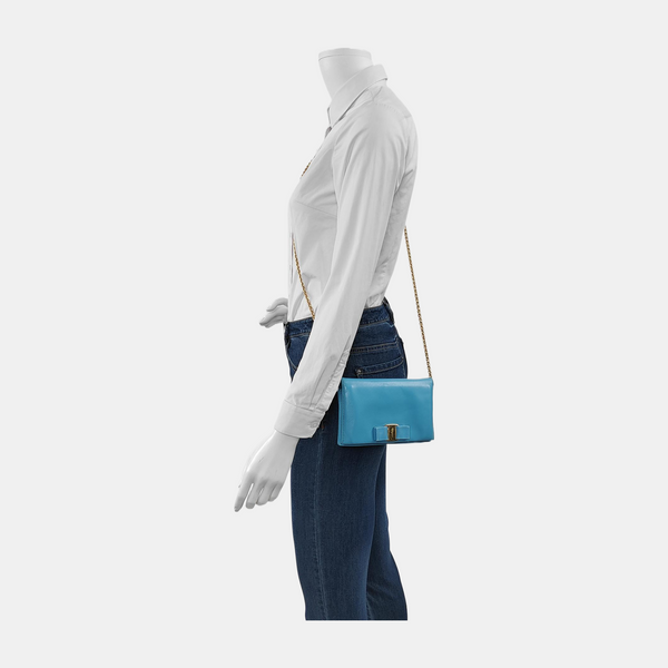 Ginny Calfskin Blue
