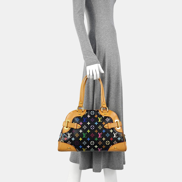 LV × TM CLAUDIA Monogram Coated Canvas Black