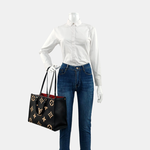 ONTHEGO MM Monogram Calfskin Black